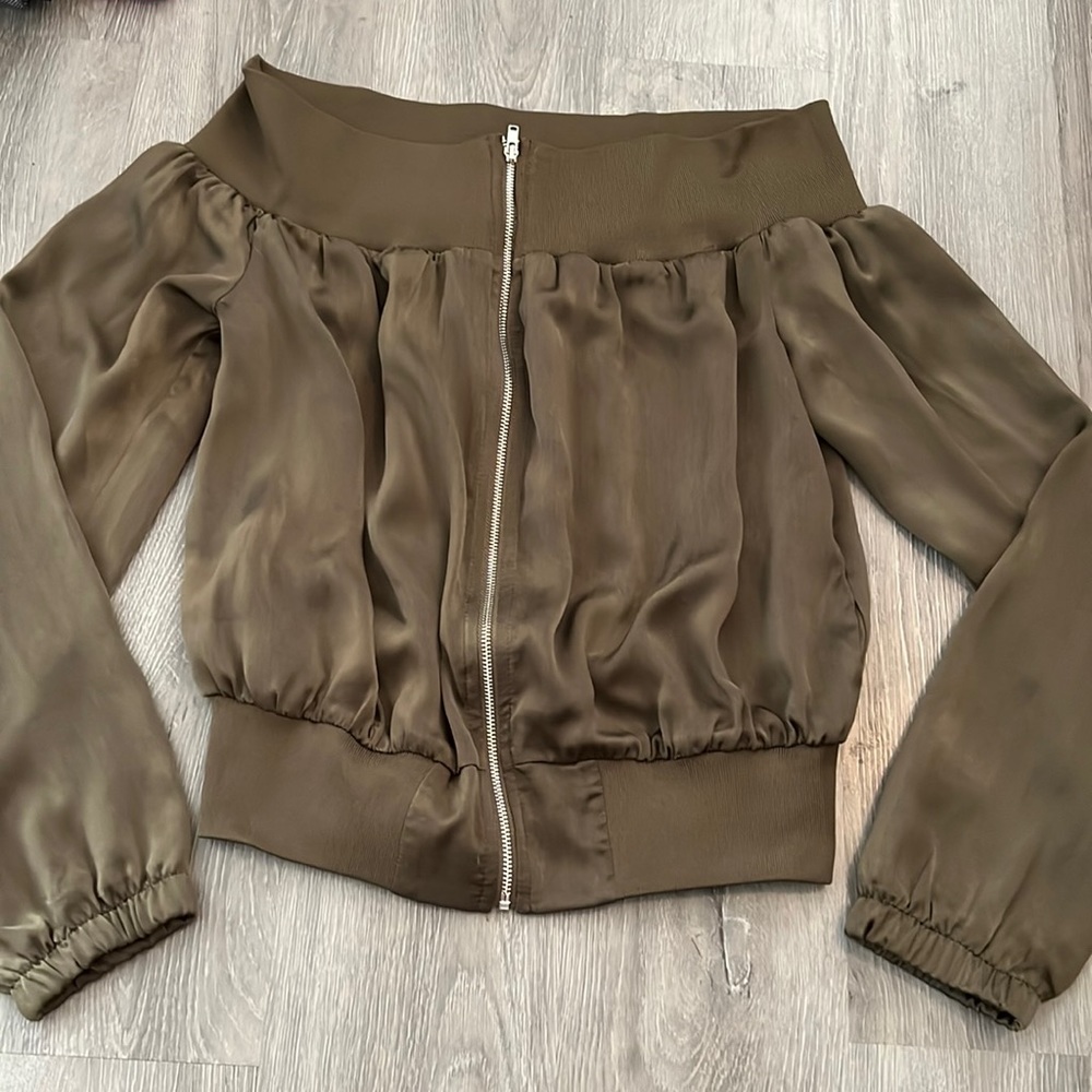 Lexi Drew bomber . Size S